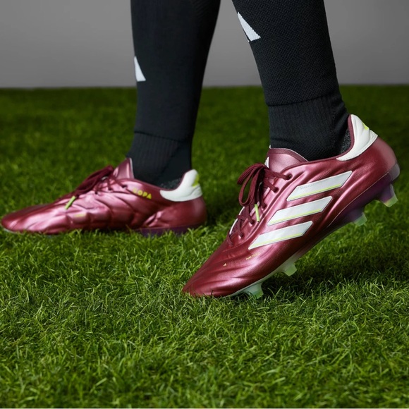 ADIDAS COPA PURE 2 ELITE SG SOCCER CLEATS BURGUNDY WHITE men’s 11.5
